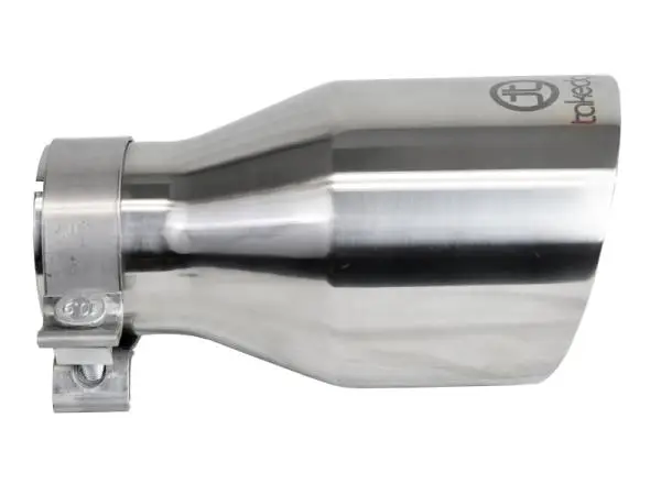 aFe Takeda Universal Exhaust Tip 3 IN Inlet x 5 IN Outlet x 9 IN L- Polished thumbnail 2