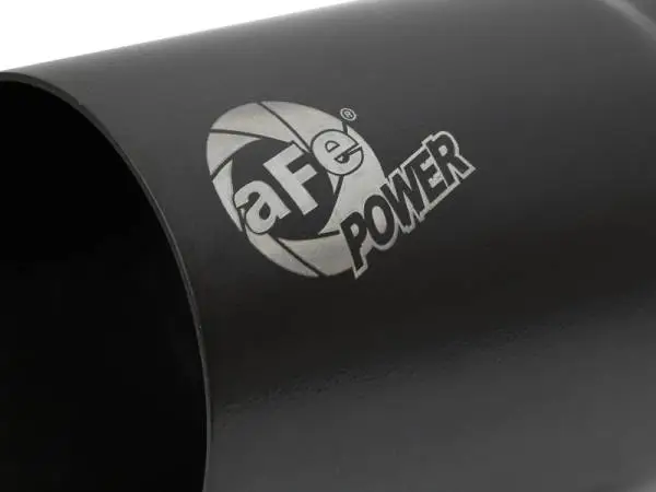 aFe MACH Force-Xp Universal Exhaust Tip 3-1/2 IN Inlet x 4 IN Outlet x 7 IN L Black Right Side Exit thumbnail 5