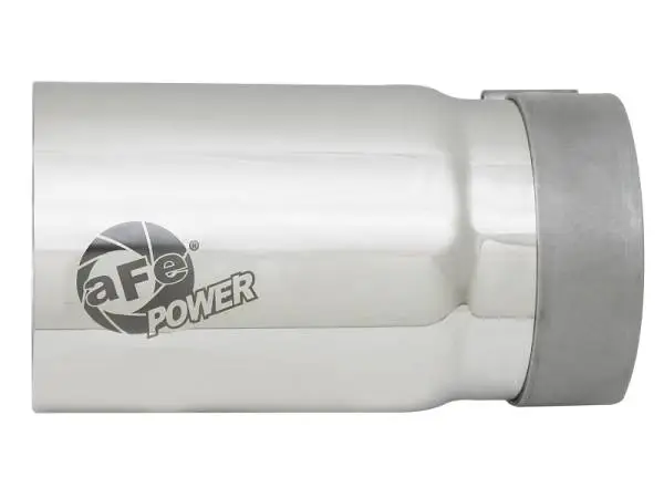 aFe MACH Force-Xp Universal Exhaust Tip 3-1/2 IN Inlet x 4 IN Outlet x 7 IN Polished Right Side Exit thumbnail 2