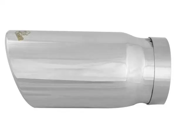 aFe Universal Bolt On Exhaust Tip Polished 5in Inlet x 6in Outlet x 12in Long thumbnail 3
