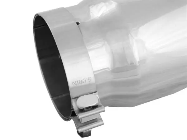 aFe Universal Bolt On Exhaust Tip Polished 5in Inlet x 6in Outlet x 12in Long thumbnail 5