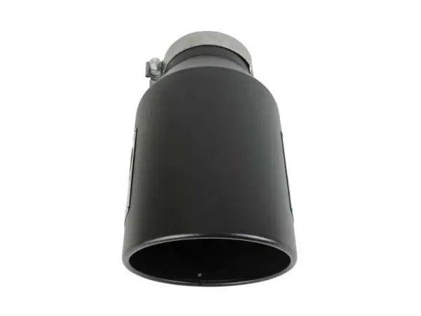 aFe Power Universal 5in Inlet 8in Outlet MACH Force-XP Clamp-On Exhaust Tip - Black thumbnail 3