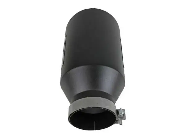 aFe Power Universal 5in Inlet 8in Outlet MACH Force-XP Clamp-On Exhaust Tip - Black thumbnail 4