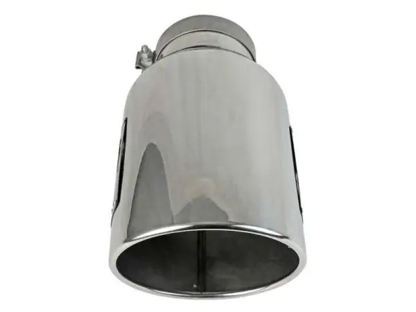 aFe Power Universal 5in Inlet 8in Outlet MACH Force-XP Clamp-On Exhaust Tip - Polished thumbnail 3
