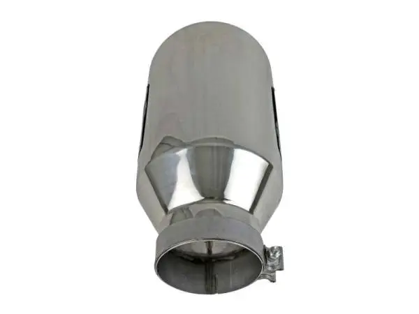 aFe Power Universal 5in Inlet 8in Outlet MACH Force-XP Clamp-On Exhaust Tip - Polished thumbnail 4