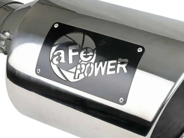 aFe Power Universal 5in Inlet 8in Outlet MACH Force-XP Clamp-On Exhaust Tip - Polished thumbnail 5
