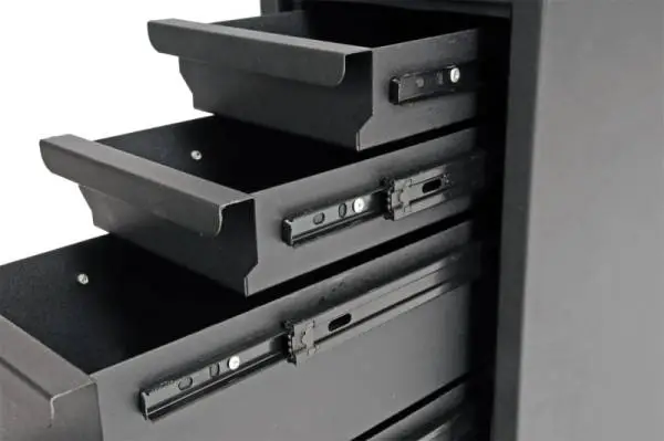 Deezee Universal Tool Box - Wheel Well Box With Drawers (Steel) thumbnail 2