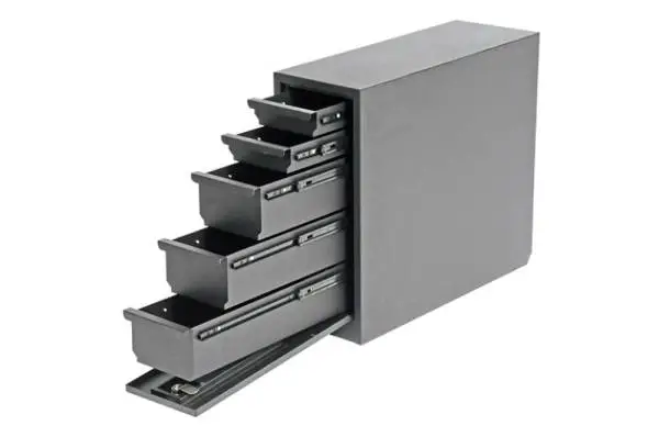 Deezee Universal Tool Box - Wheel Well Box With Drawers (Steel) thumbnail 7