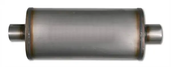 Diamond Eye Muffler 3-1/2in SGL IN/SGL OUT 22in BODY 28in OVERALL OVAL thumbnail 4