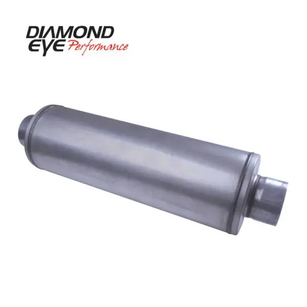 Diamond Eye Muffler 4inX30in LOUVERED AL