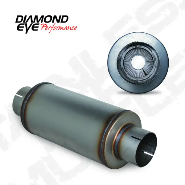 Diamond Eye MFLR 4inID SGL IN/SGL OUT 7inDIA X 14in BODY 20in LENGTH PERF SLOTTED ENDS 409 SS thumbnail 3