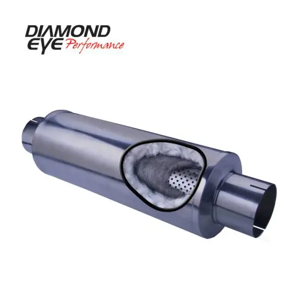 Diamond Eye MFLR 4inID SGL IN/SGL OUT 7inDIA X 20in BODY 27in LENGTH PERF SLOTTED ENDS 409 SS thumbnail 2