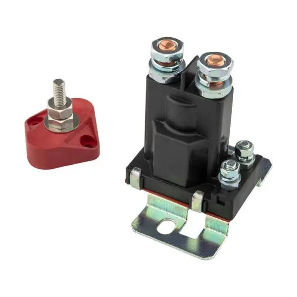 DS18 Dual Battery Upgrade 80 Amp Battery Isolator Fits 2 Batteries Wire & Battery Bracket Kit 18-24 thumbnail 3