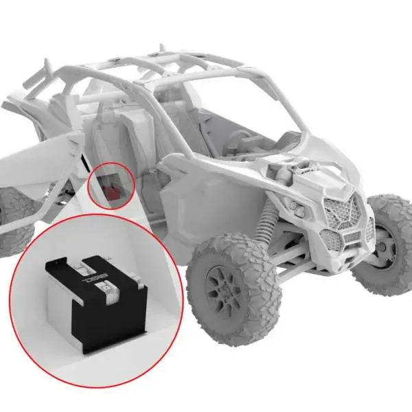 DS18 Dual Battery Upgrade 80 Amp Battery Isolator Fits 2 Batteries Wire & Battery Bracket Kit 18-24 thumbnail 7
