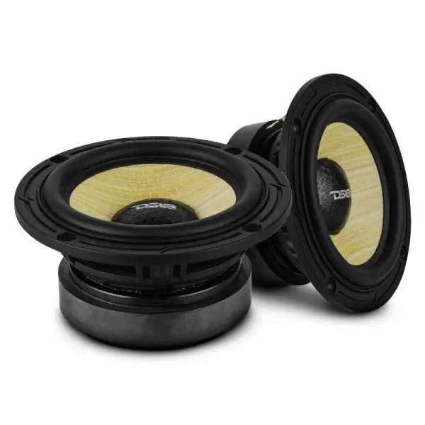 DS18 Deluxe Quality 3.5in Speaker 60 Watts RMS 4 ohm Yellow Straw + Composite Foam Cone Full Range thumbnail 6