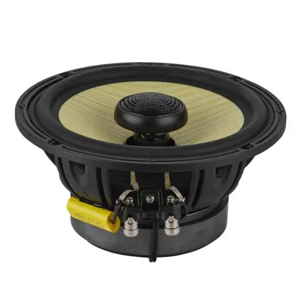 DS18 Deluxe Quality 6.5in Coaxial 150 Watts RMS 4 ohm Yellow Straw + Composite Foam Cone thumbnail 3