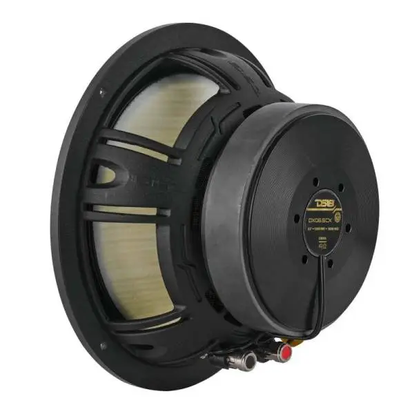 DS18 Deluxe Quality 6.5in Coaxial 150 Watts RMS 4 ohm Yellow Straw + Composite Foam Cone thumbnail 5