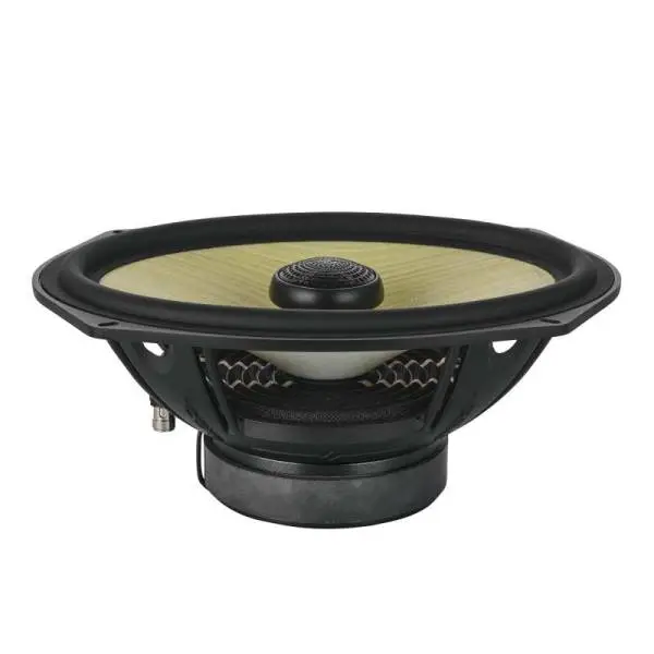DS18 Deluxe Quality 6x9in Coaxial 150 Watts RMS 4 ohm Yellow Straw + Composite Foam Cone thumbnail 3