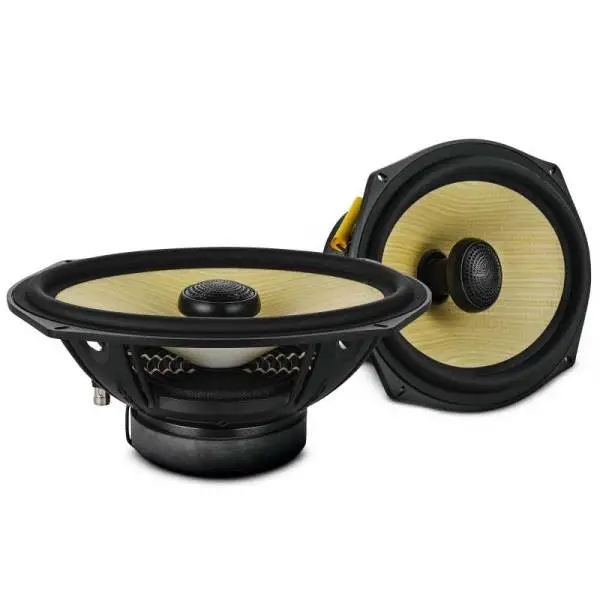 DS18 Deluxe Quality 6x9in Coaxial 150 Watts RMS 4 ohm Yellow Straw + Composite Foam Cone thumbnail 7