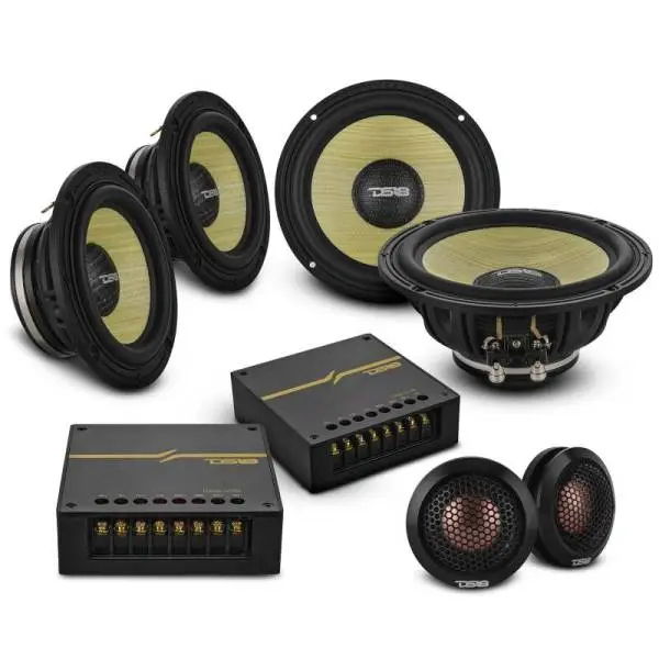 DS18 Dlx Qlty 6.5in+3.5in+2.2in 3-Way 180 Watt RMS 4 ohm Ylw Straw + Composite Foam Cone Neodymium thumbnail 13