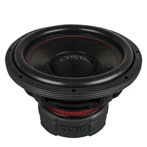 DS18 12in 1500 Watts RMS 4+4 ohm DVC Quad Stacked Magnet Reinforced Cone Subwoofers thumbnail 4