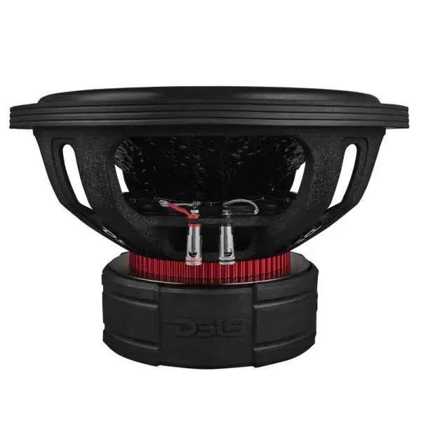 DS18 15in 2500 Watts RMS 4+4 ohm DVC Quad Stacked Magnet Reinforced Cone Subwoofers thumbnail 3