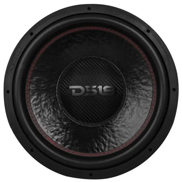 DS18 15in 2500 Watts RMS 4+4 ohm DVC Quad Stacked Magnet Reinforced Cone Subwoofers thumbnail 7