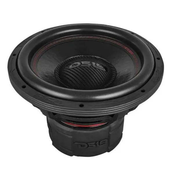 DS18 12in 2000 Watts RMS 4+4 ohm DVC Quad Stacked Magnet Reinforced Cone Subwoofers thumbnail 4