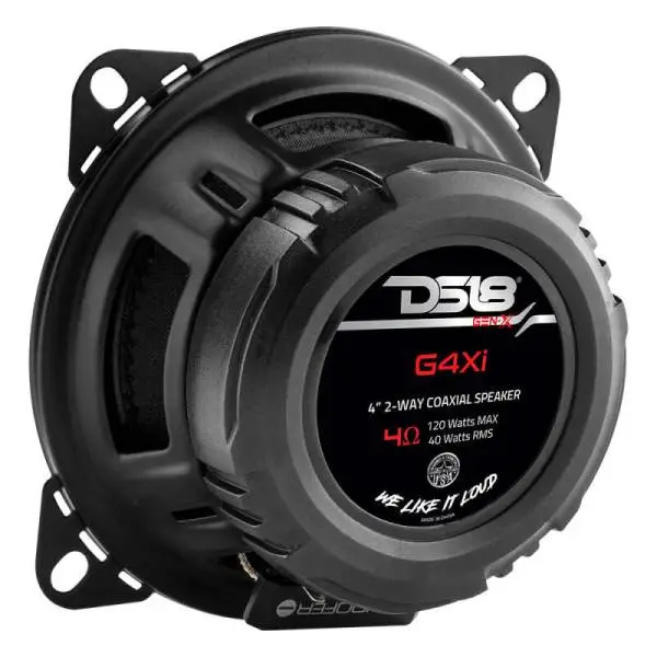 DS18 4in 40 Watts RMS 4 ohm 2-Way Coaxial Speaker System Universal Fit thumbnail 2