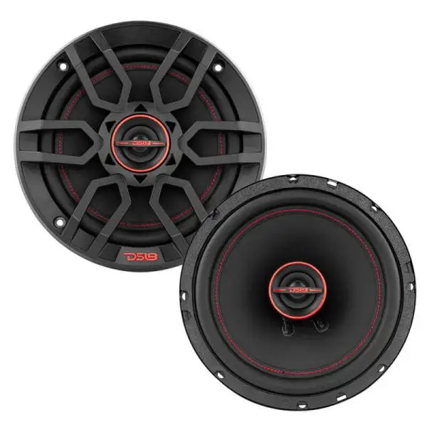 DS18 6.5in 50Watts RMS 4 ohm 2-Way Coaxial Speaker System Universal Fit thumbnail 4