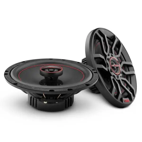 DS18 6.5in 50Watts RMS 4 ohm 2-Way Coaxial Speaker System Universal Fit thumbnail 6