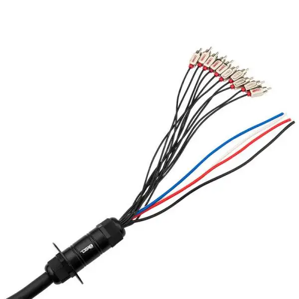 DS18 Medusa Wire Pack 10 Channel RCA 4 x 12GA OFC Power Wire 30-Feet thumbnail 3