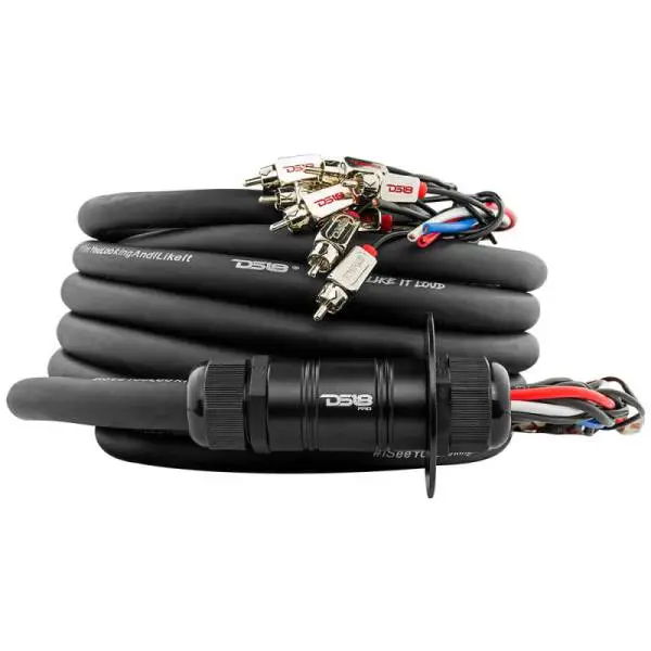 DS18 Medusa Wire Pack 10 Channel RCA 4 x 12GA OFC Power Wire 30-Feet thumbnail 4
