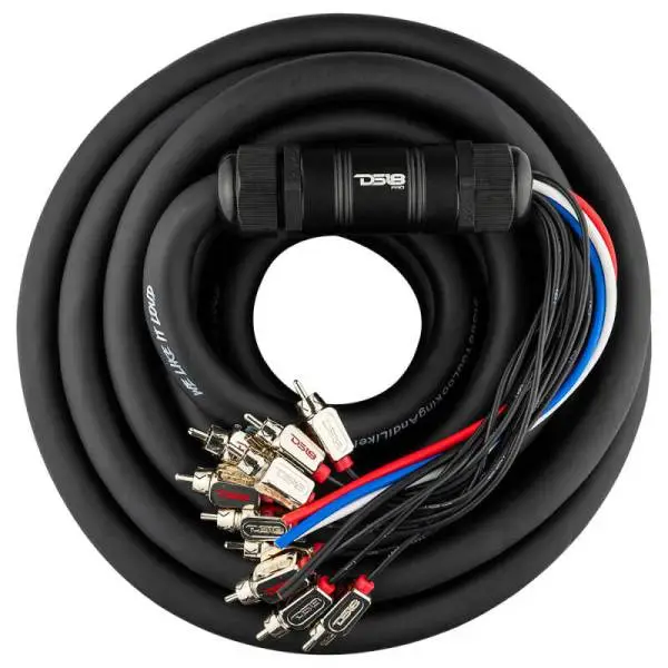 DS18 Medusa Wire Pack 10 Channel RCA 4 x 12GA OFC Power Wire 50-Feet thumbnail 5