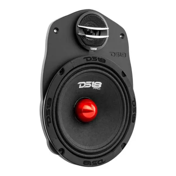 DS18 Speaker Adaptor 6x9in 2- Way Adapter Fits 6.5in Speakers & 1.38in Tweeters (Speakers Not Incld) thumbnail 2