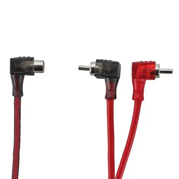 DS18 Level 2 RCA Wire Y Connector 1 Female to 2 Males Smart 90-Degree Connectors thumbnail 2