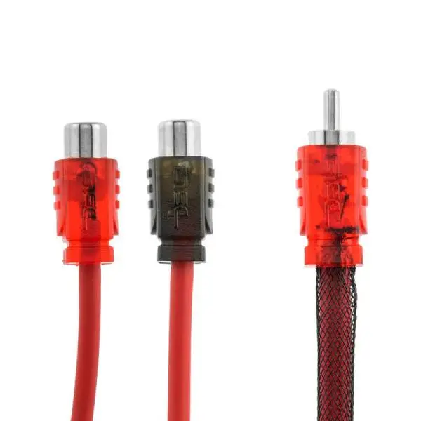 DS18 Level 2 RCA Wire Y Connector 1 Male to 2 Female thumbnail 2