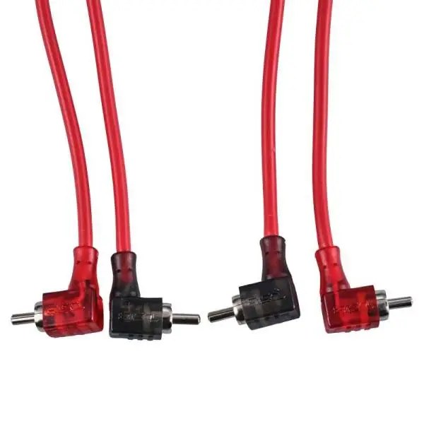 DS18 Level 2 RCA Wire 6-Feet Smart 90-Degree Connectors thumbnail 2