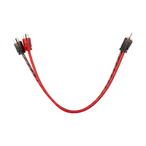 DS18 Level 1 RCA Wire Y Connector 1 Male to 2 Female thumbnail 2