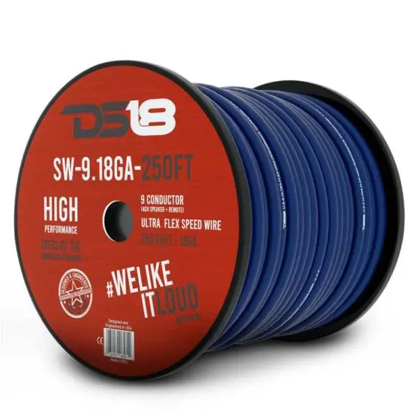 DS18 Speed Speaker Wire 9 x 18-GA 250-Feet thumbnail 3