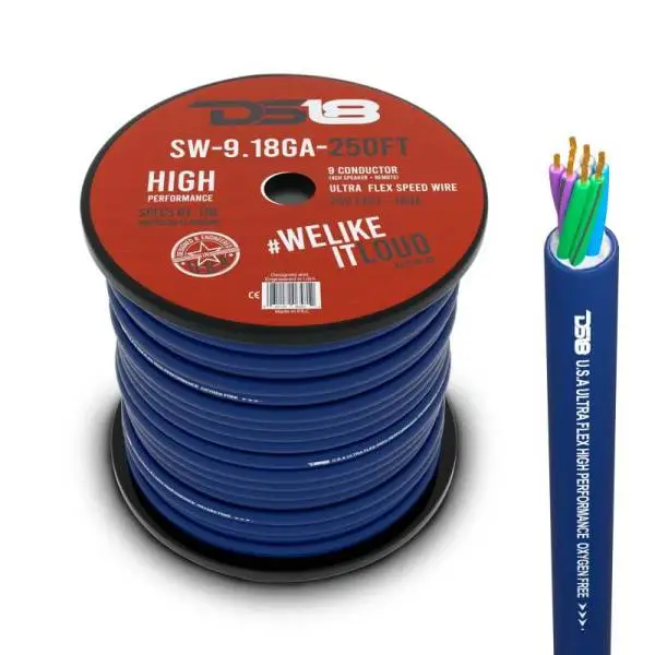 DS18 Speed Speaker Wire 9 x 18-GA 250-Feet thumbnail 4